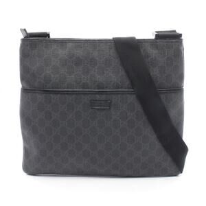 GUCCI Black Leather Shoulder Bag